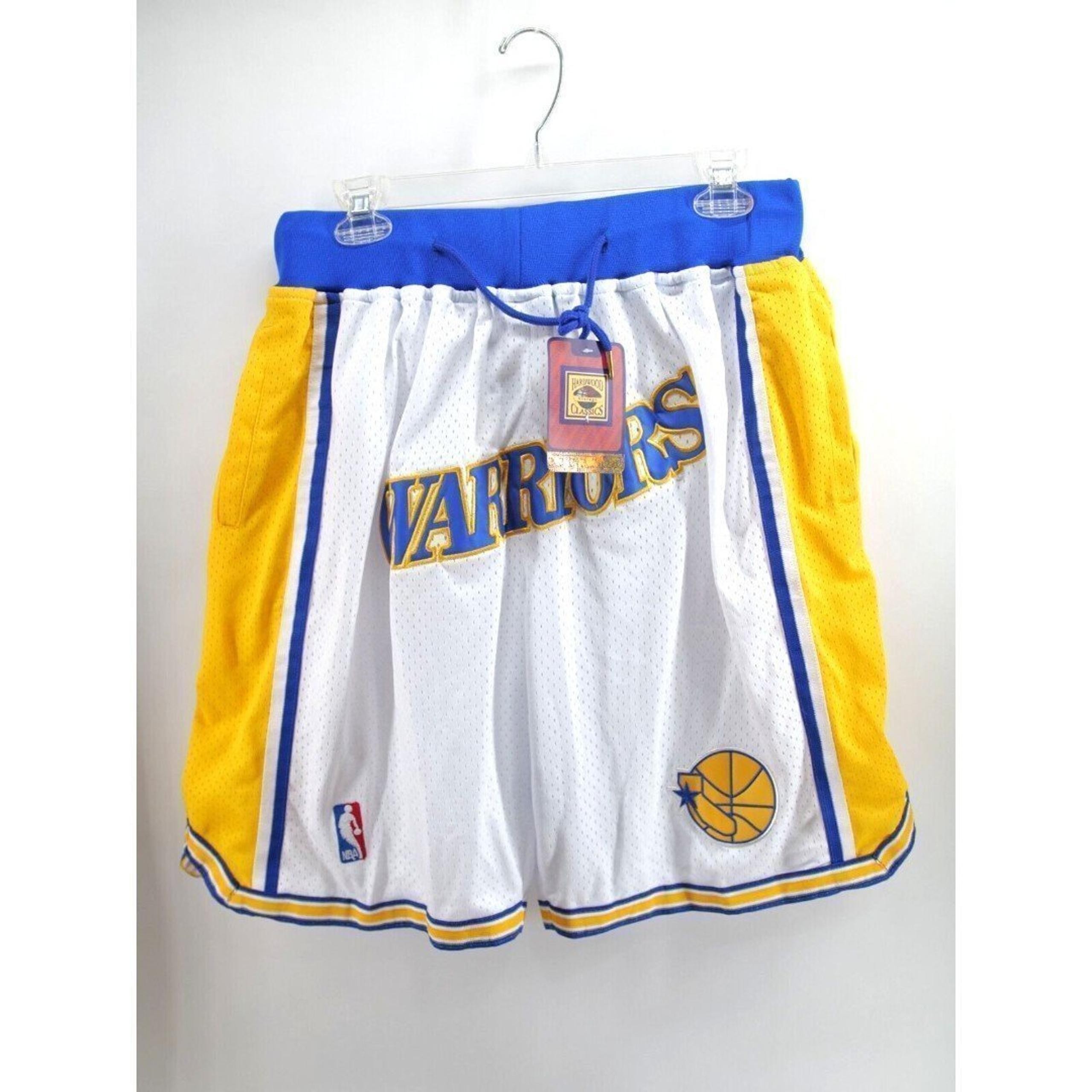 Golden State Warriors 1995-1996 Just Don Vintage Basketball Shorts Size XL