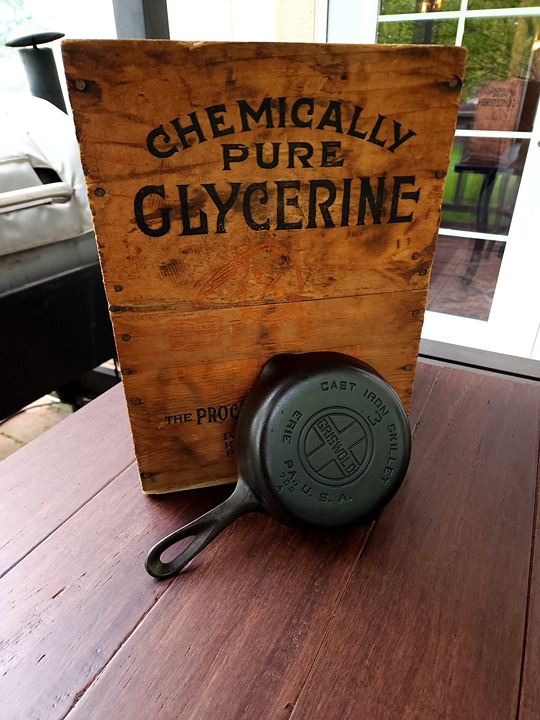 Griswold #3 Cast Iron Skillet With Large Block Logo Restored