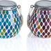 2 Pack Mosaic Solar Hanging Lights