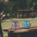 2 Pack Mosaic Solar Hanging Lights