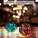 2 Pack Mosaic Solar Hanging Lights