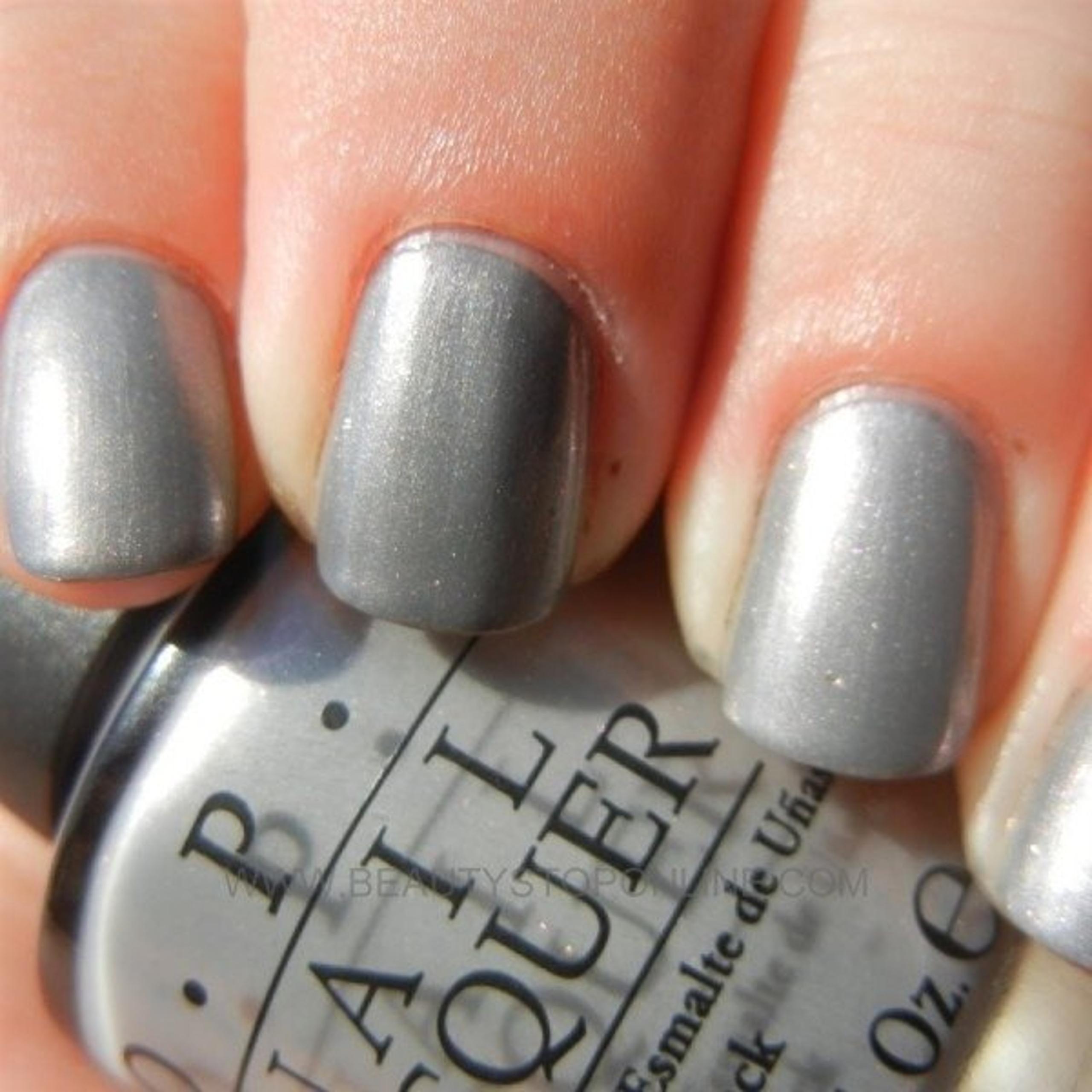 OPI Nail lacker metal silver grey