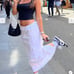 NWT ZARA NYLON MIDI SKIRT WHITE