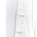 NWT ZARA NYLON MIDI SKIRT WHITE