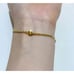 18k Yellow Gold Paperclip Chain Bracelet, Yellow Gold Chain Bracelet Au750