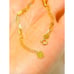 18k Yellow Gold Paperclip Chain Bracelet, Yellow Gold Chain Bracelet Au750