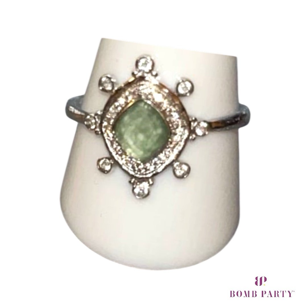 RBP2859 Fearless and True - Genuine Green Quart Size 6