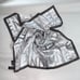 FENDI small cotton polkadot logo SCARF neckerchief