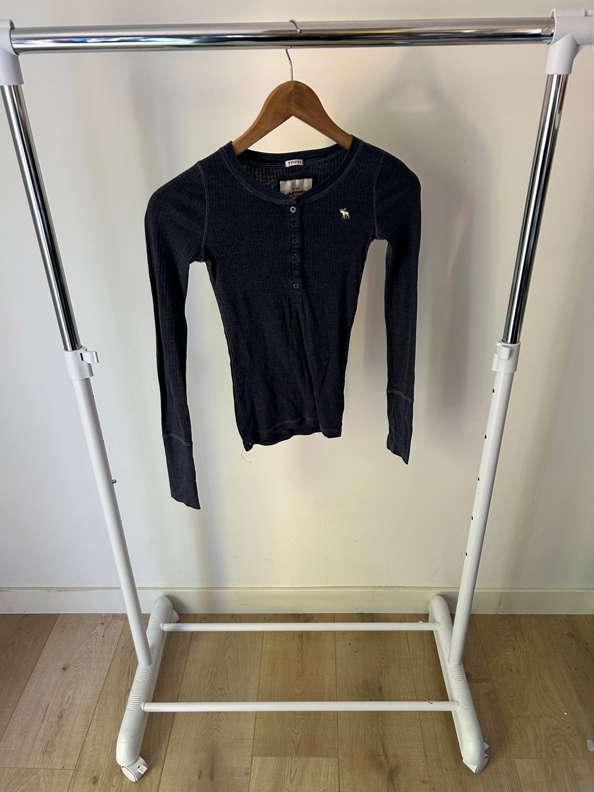 Abercrombie & Fitch Y2K Classic Long Sleeve Blue Shirt Size Small