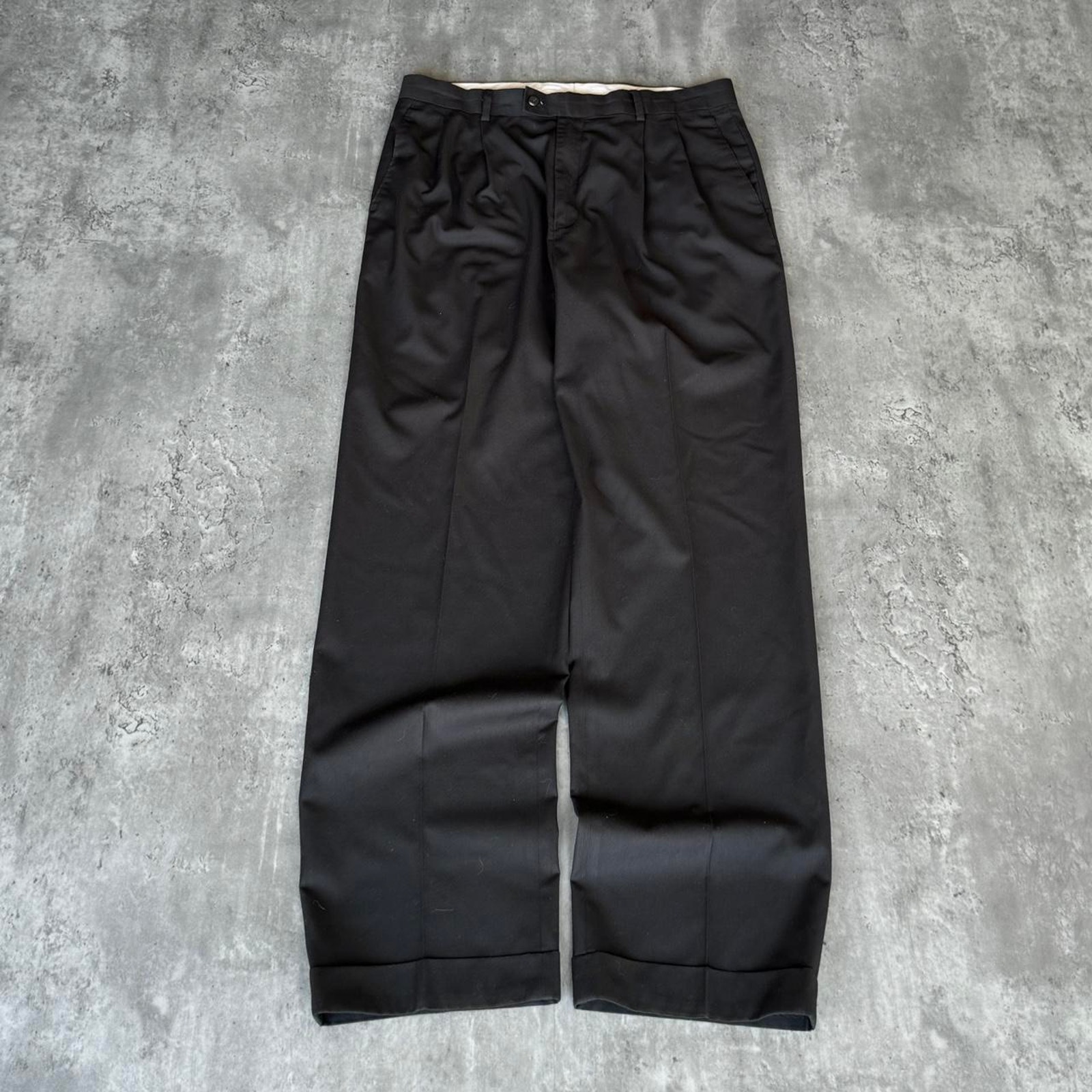 Louis Raphael Designer Black Opium Essential Dress Pants