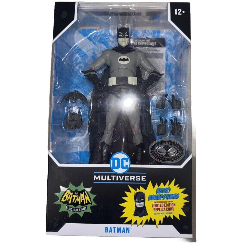 McFarlane DC Multiverse Batman Adam West '66 Classic TV Series Platinum Chase