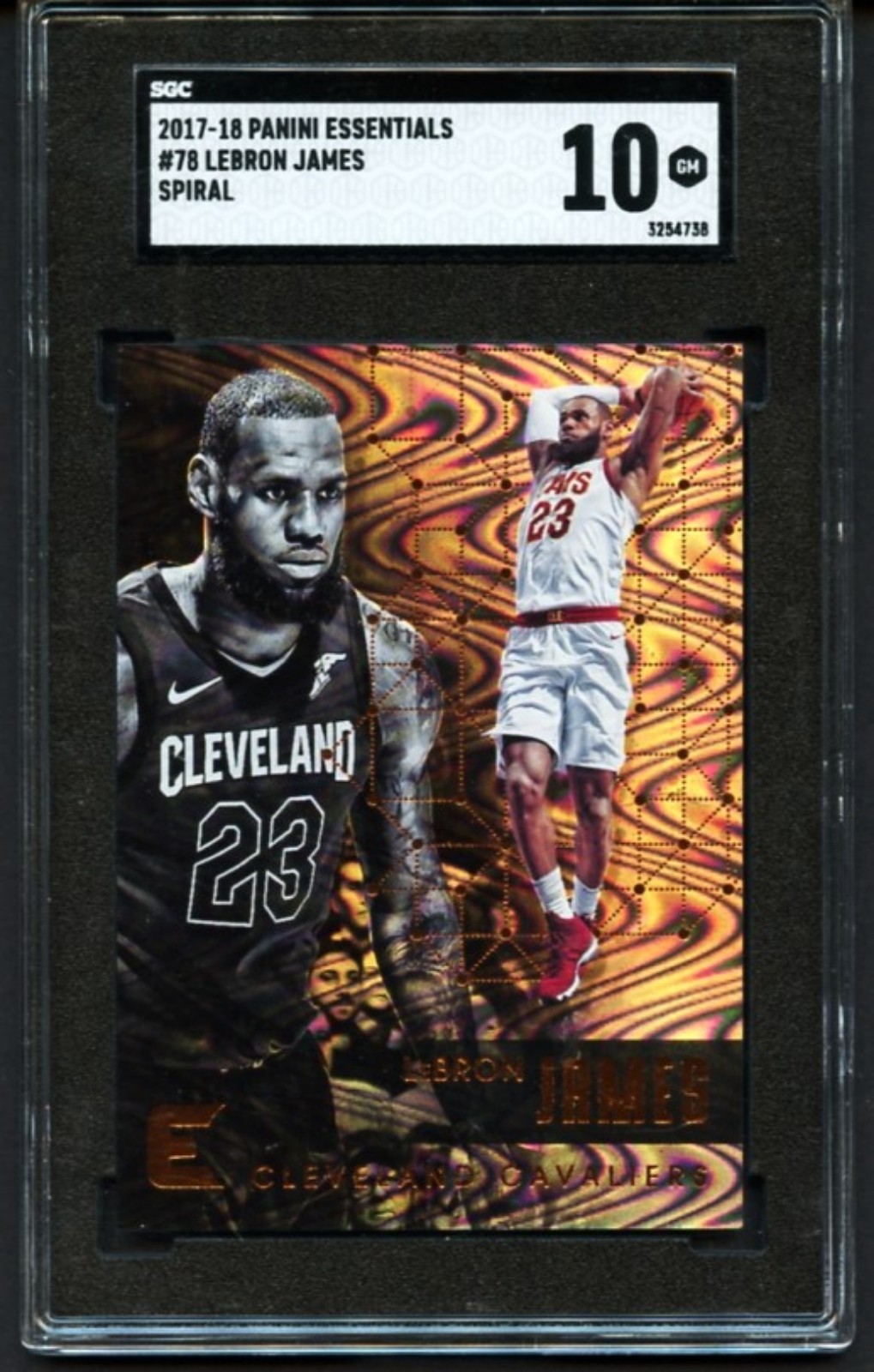 LeBron James Spiral SGC 10 GEM MINT