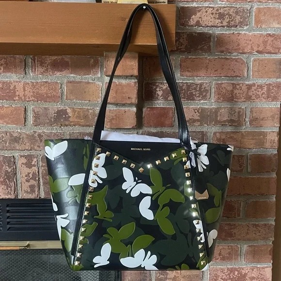 michael kors whitney large leather tote