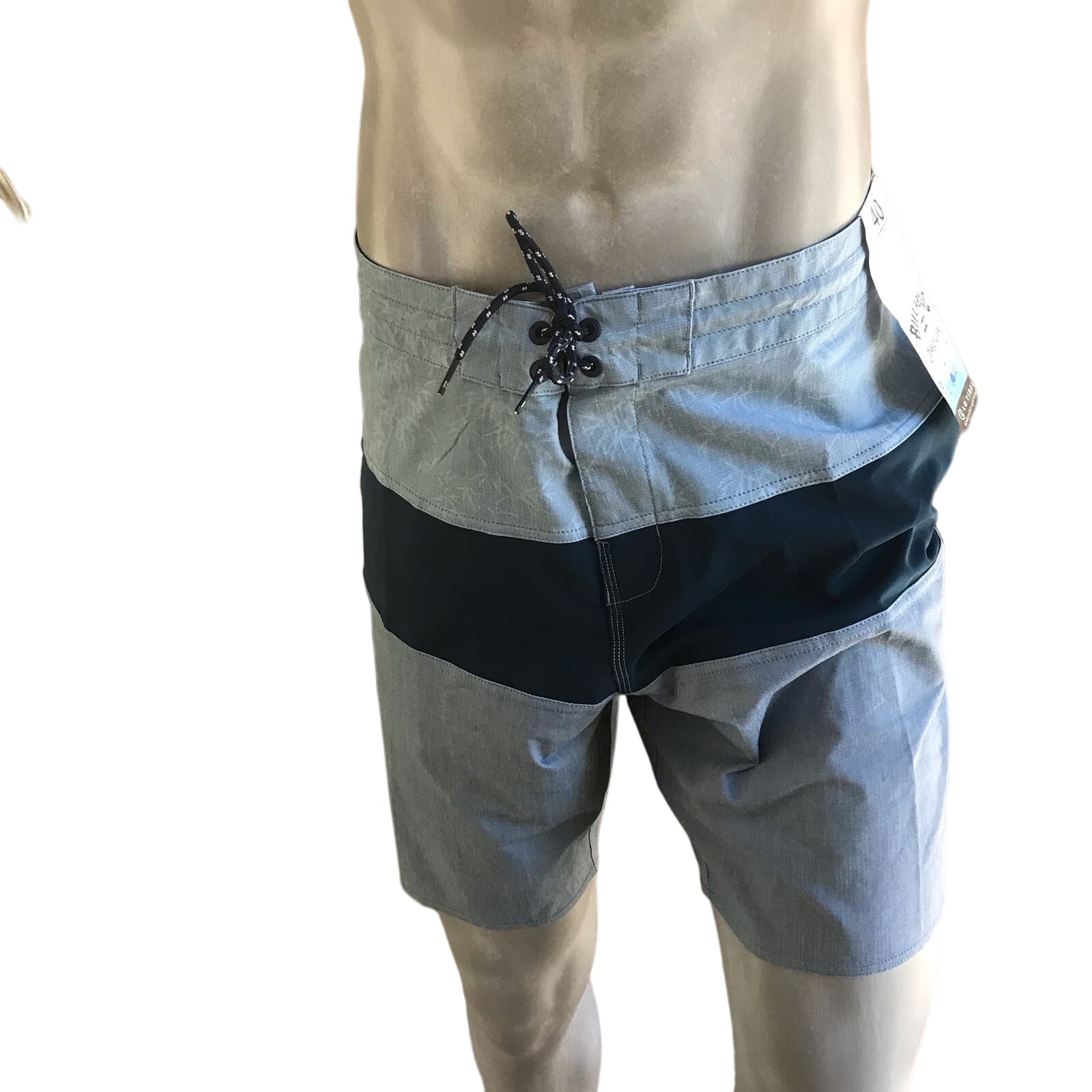 NEW Billabong Recycler Blue Mid length Board Shorts Men's Size 40