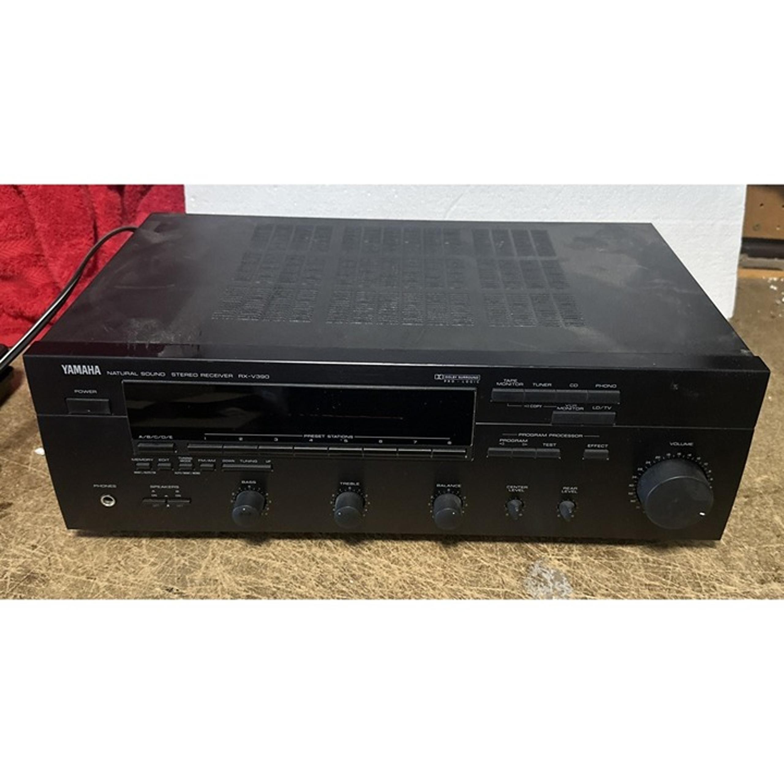 Yamaha AV Receiver Amplifier Tuner Stereo Yamaha RX-V390 Dolby ProLogic  Parts