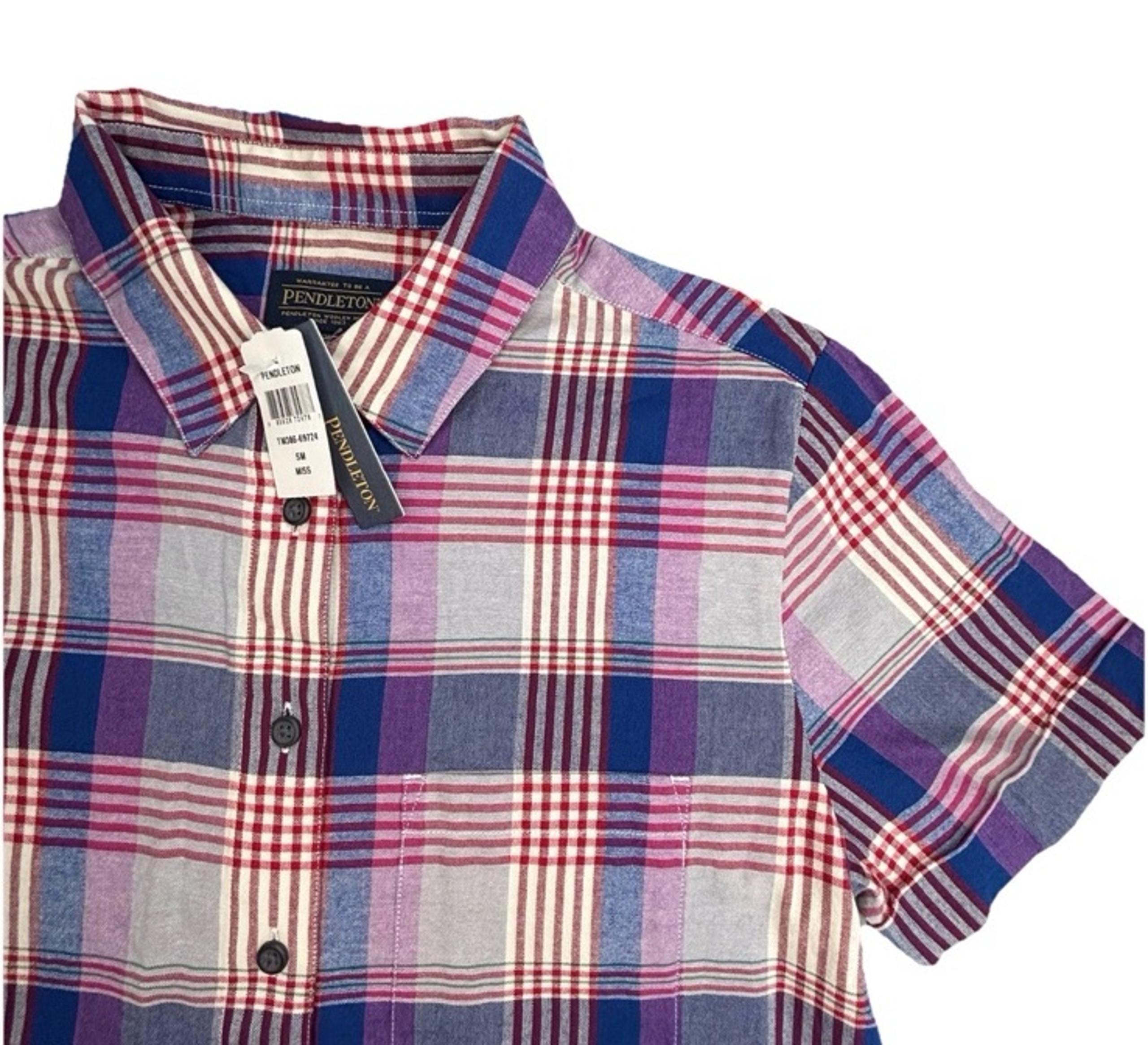 Pendleton Button Up Shirt Women’s Small Plaid Shirt Sleeve