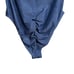 Eloquii Plus Size Hammered Ring Detail Denim One Piece Swimsuit NWT