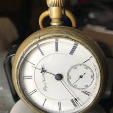 Antique 1888 Elgin “B.W. Raymond” Railroad-Grade Pocket Watch