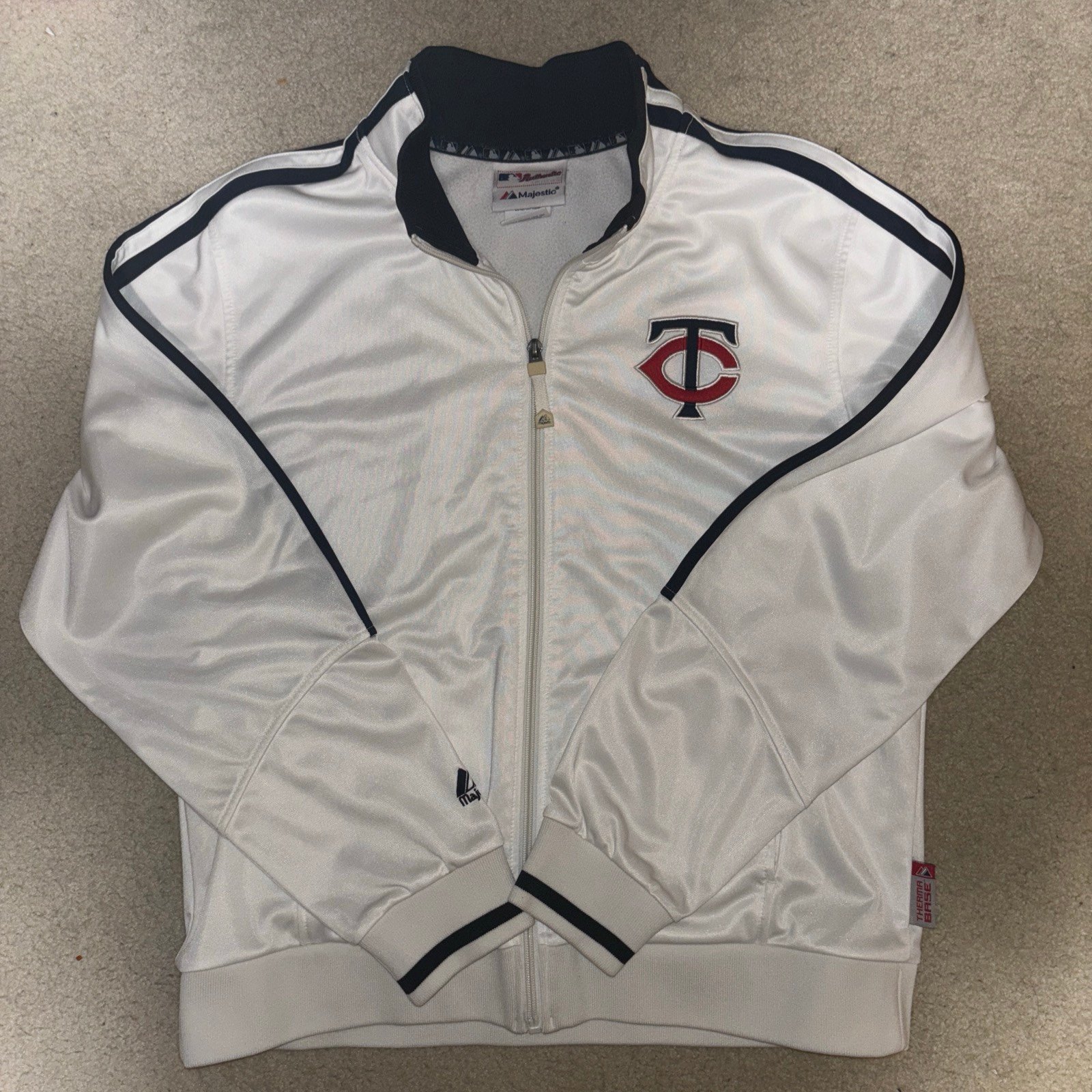 2010 Majestic Cooperstown Collection MINNESOTA TWINS Baseball MLB Jacket Size XL