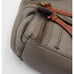 FOSSIL Morgan Traveler Olive Grey Pebbled Leather Messenger Crossbody Shoulder