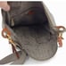 FOSSIL Morgan Traveler Olive Grey Pebbled Leather Messenger Crossbody Shoulder