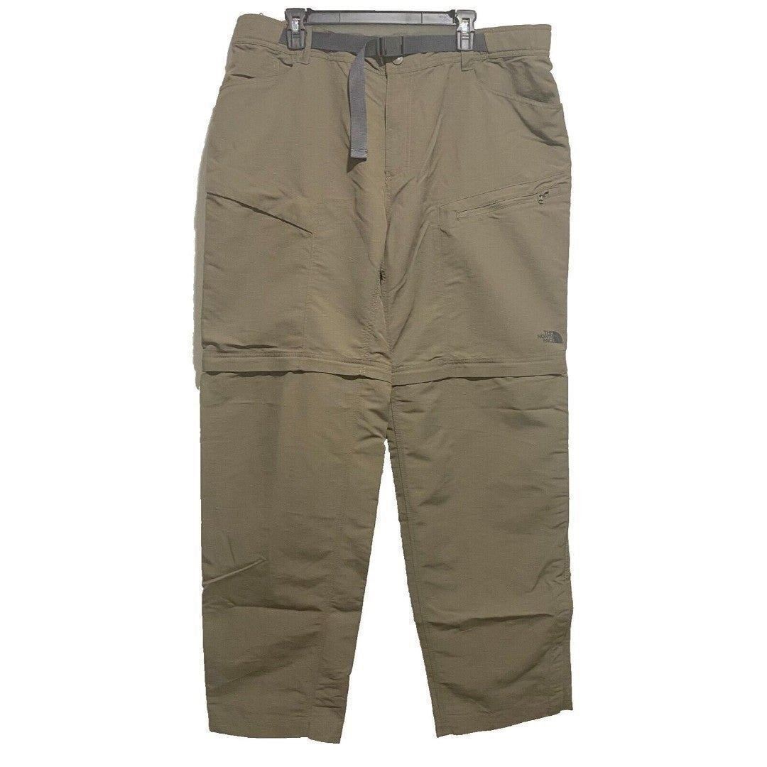 The North Face Men's High Rise Convertible Cargo Pants Olive Green XXLarge
