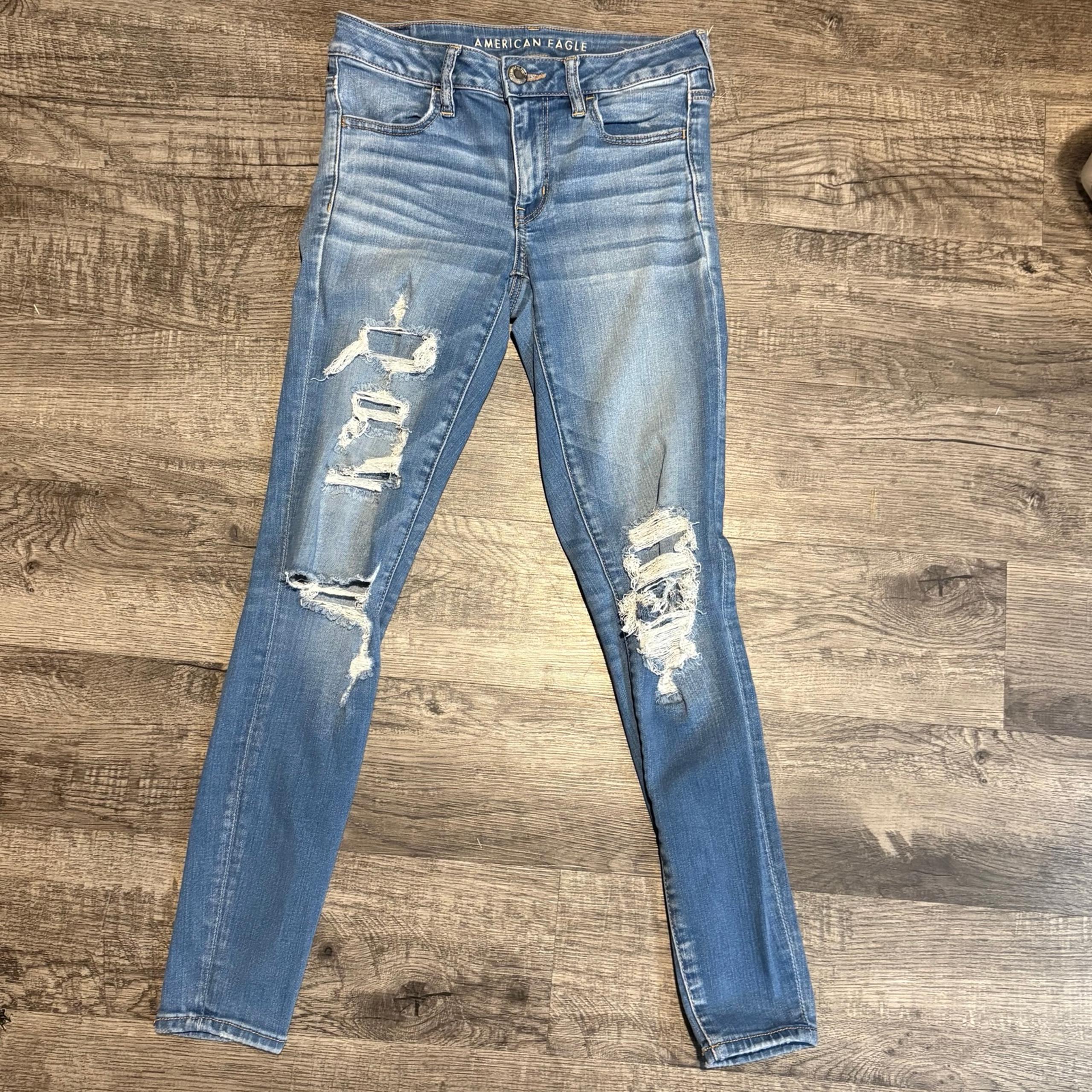 American Eagle Jeans Women’s 8 Blue Jeggings