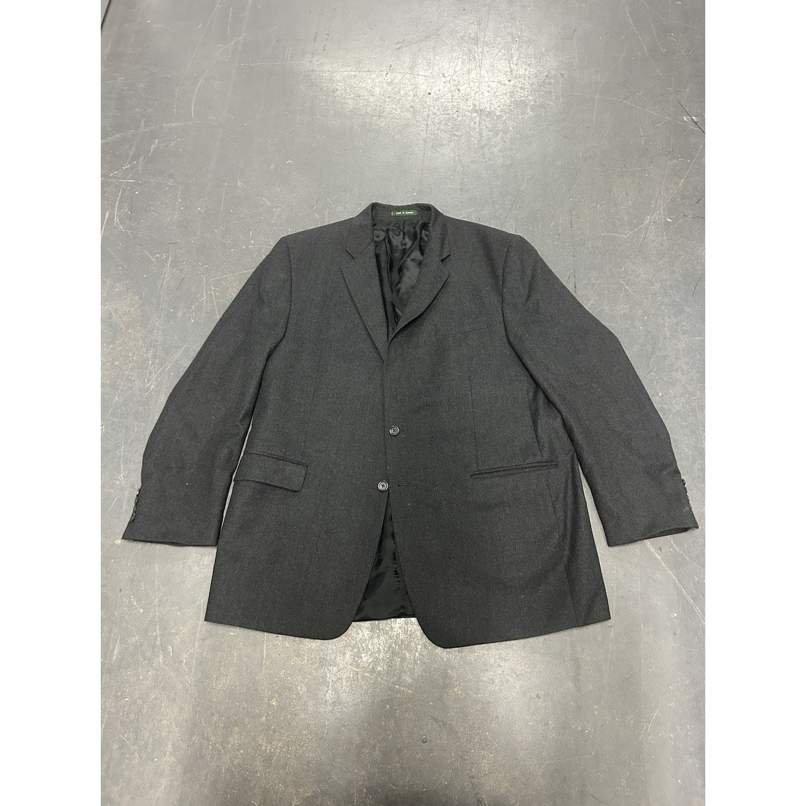 Lauren Ralph Lauren Men's Sport Coat Gray Size 48L Wool & Cashmere Two Button