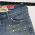 7 For all Mankind Bootcut jeans sz 28 Great Wall of China Limited Edition Y2K