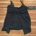 Miraclesuit Pin Point Love Knot Tankini Top, Black/White 14