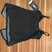Miraclesuit Pin Point Love Knot Tankini Top, Black/White 14