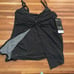 Miraclesuit Pin Point Love Knot Tankini Top, Black/White 14