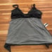 Miraclesuit Pin Point Love Knot Tankini Top, Black/White 14