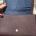 WristletKate Spade Tilden Place Alek Mahogany Leather Crossbody Bag Gold Accents