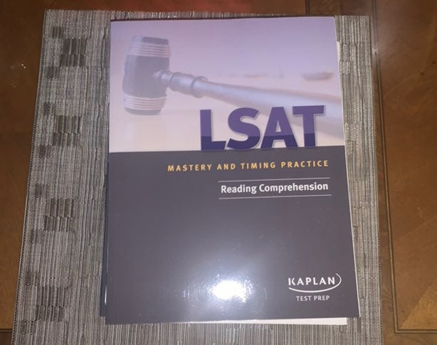 LSAT Kaplan test prep set