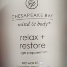 QTY 2 Chesapeake Bay relax and restore Candle new