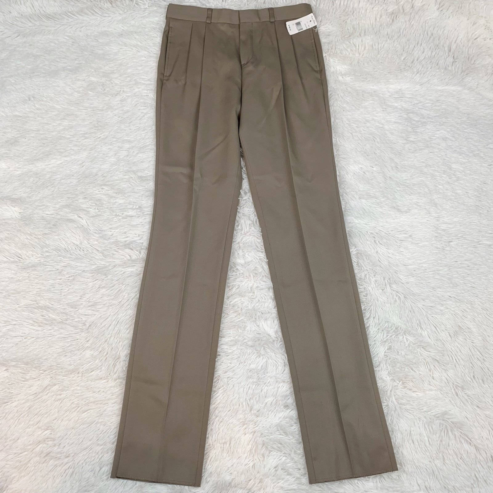 Brooks Brothers big boys 14 pleated front 100% wool dress pants in tan