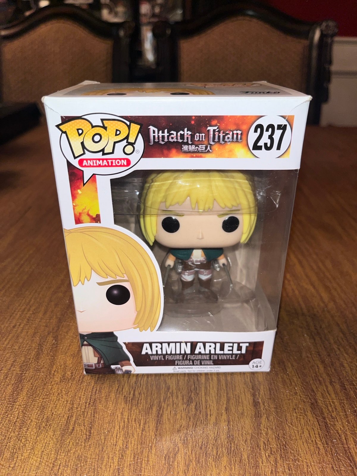 Armin Artlet Funko Pop Attack on Titan Vaulted Exclusive 237