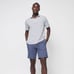 Faherty Cloud Cotton, Short Sleeve Collared polo , NAVY white Striped Sz XL