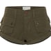 Oneteaspoon womens dark khaki cadet bandits low waist shorts size 27