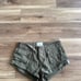 Oneteaspoon womens dark khaki cadet bandits low waist shorts size 27
