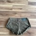 Oneteaspoon womens dark khaki cadet bandits low waist shorts size 27
