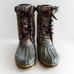 Timber Wolf Thermolite Camouflage Camo Waterproof Lace Up Boots Size 8Y Hunting