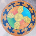 decretive Antique Chinese dragon Hat box- Grain Bin
