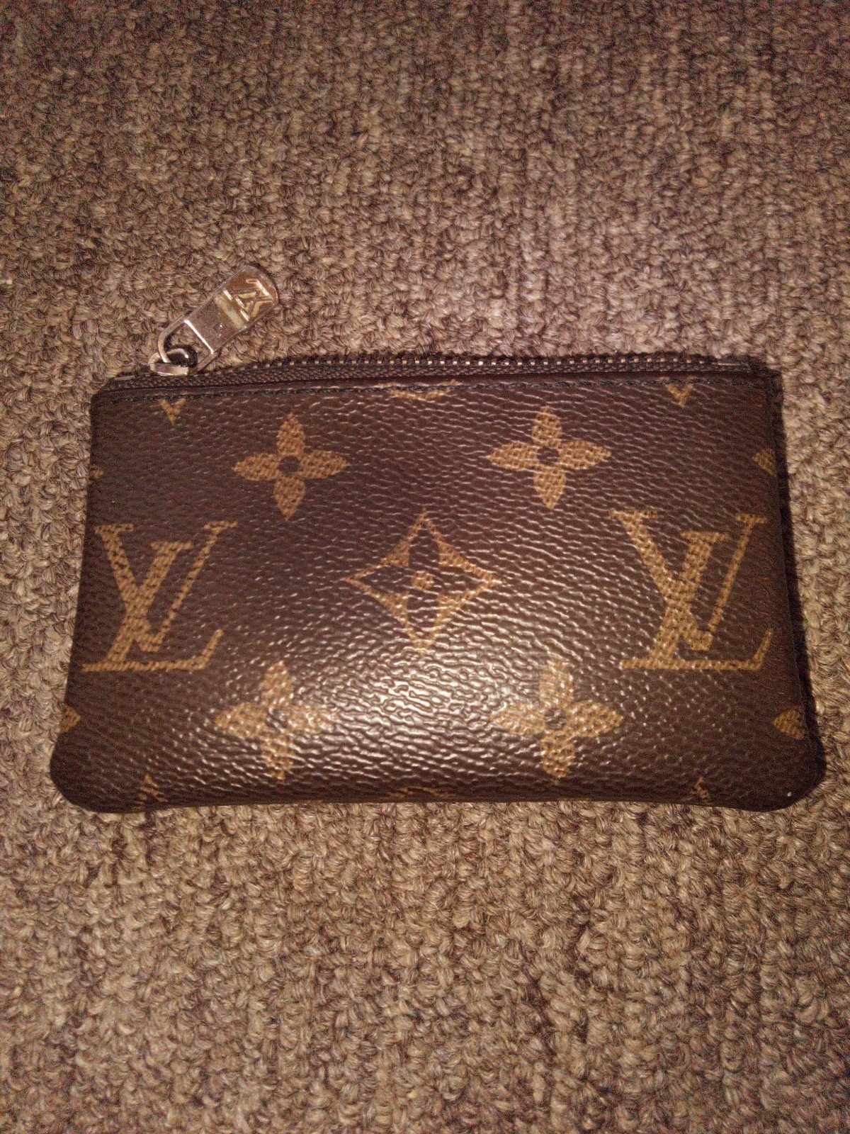 Louis Vuitton Chain Louise GM Brown Clutch