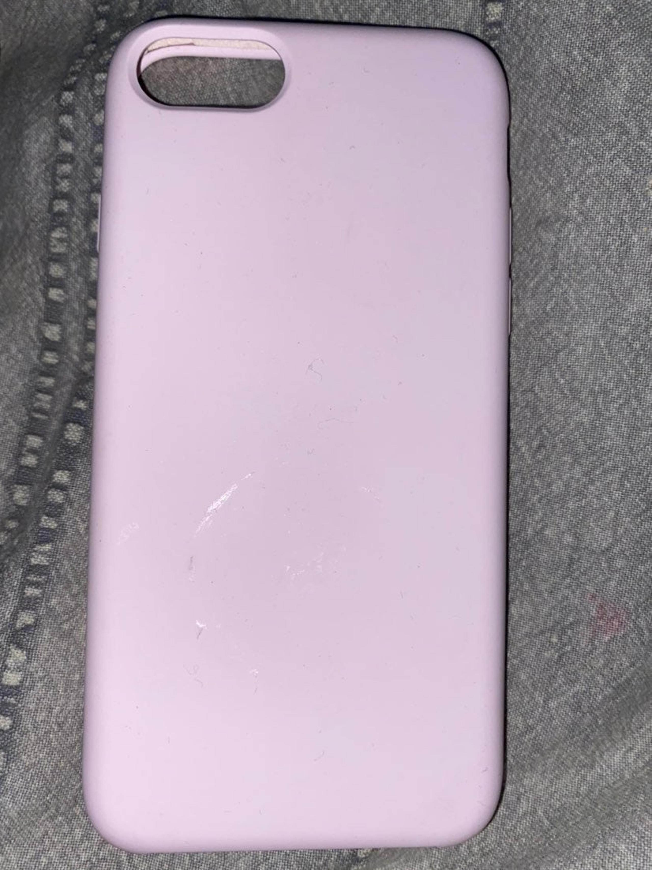 Iphone 8 phone Case lilac silicone