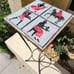 Vintage tile table