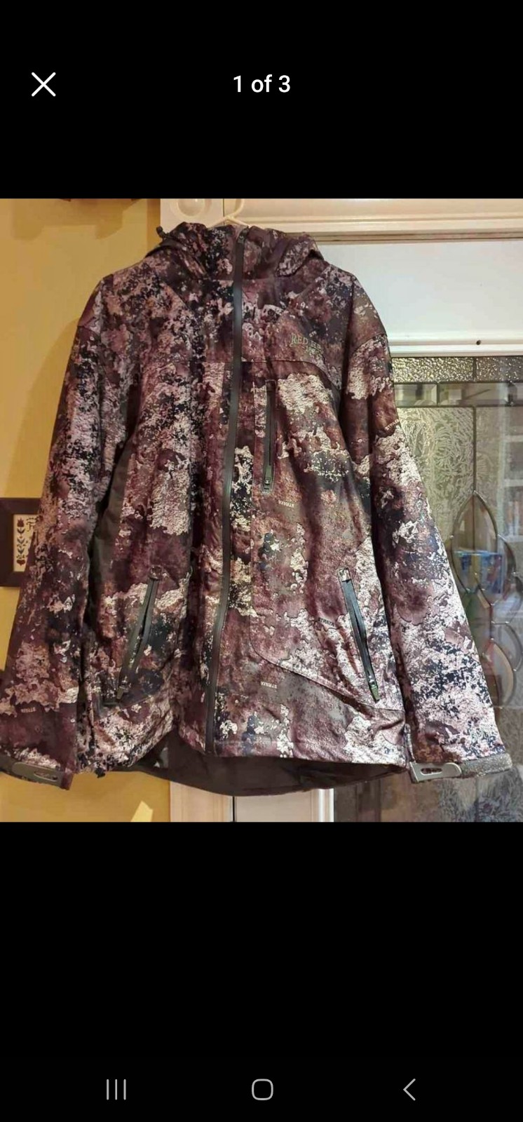 Red Head water resistant jacket