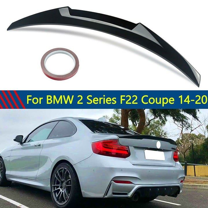14-21 BMW 2 Series F22 Coupe Rear Spoiler PG M4 Style Gloss Black Brand New