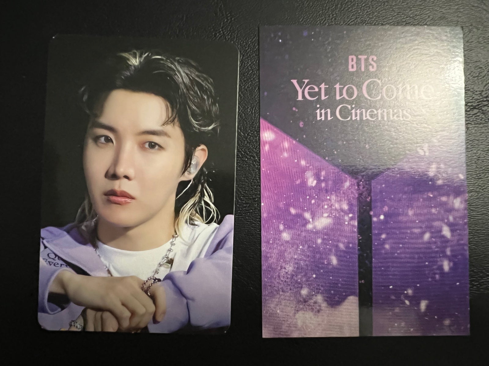 BTS Yet to Come in Cinemas Concert J-Hope / Hoseok Lucky Draw Photocard